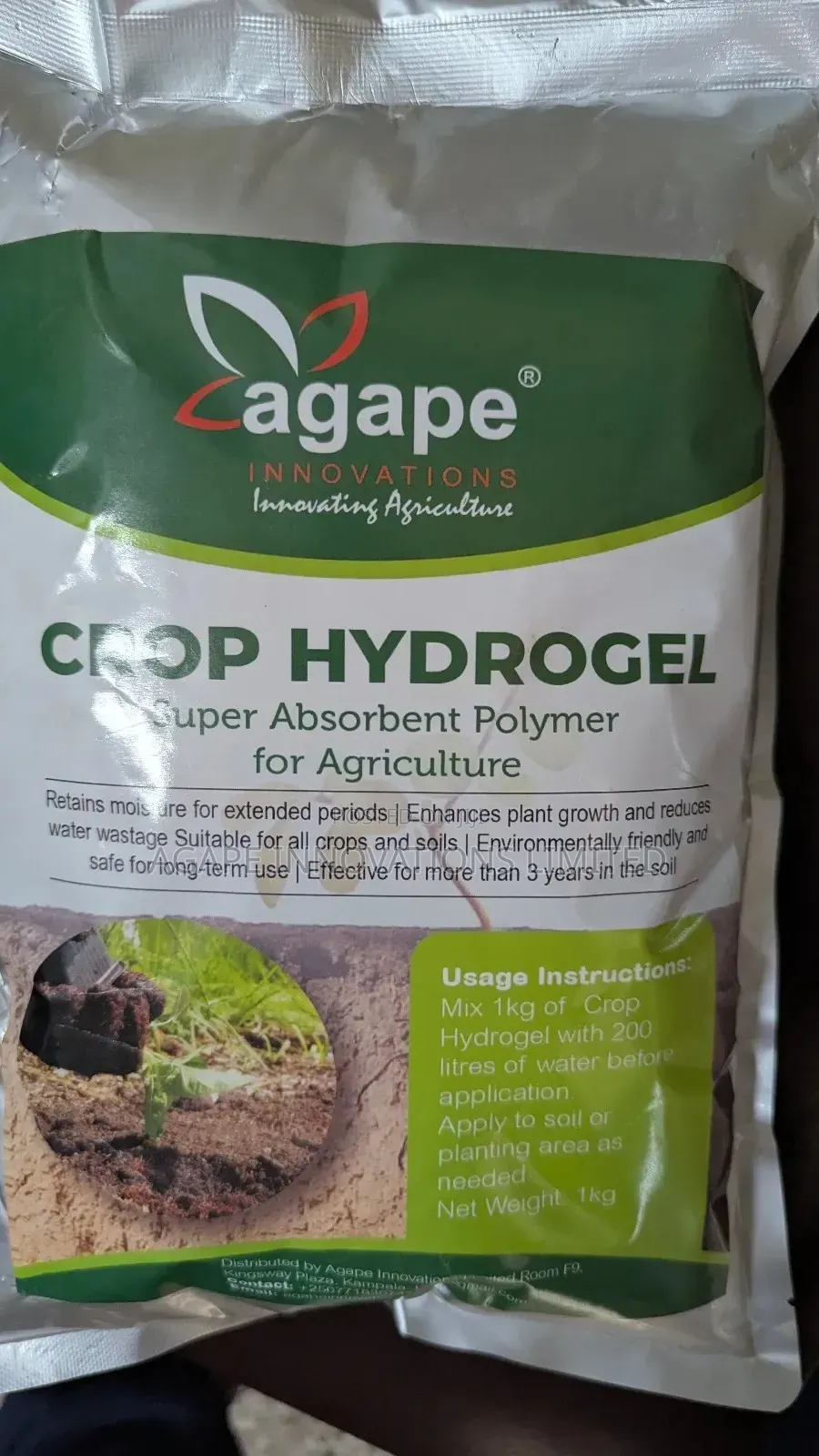 Hydrogel -Keeping Water in the Soil for Your Plants