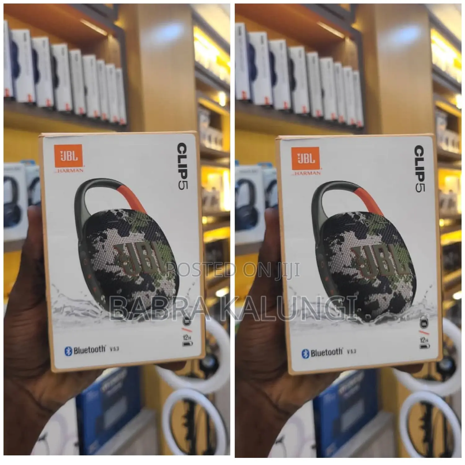 Original JBL Clip 5 Wireless Bluetooth Portable Speaker
