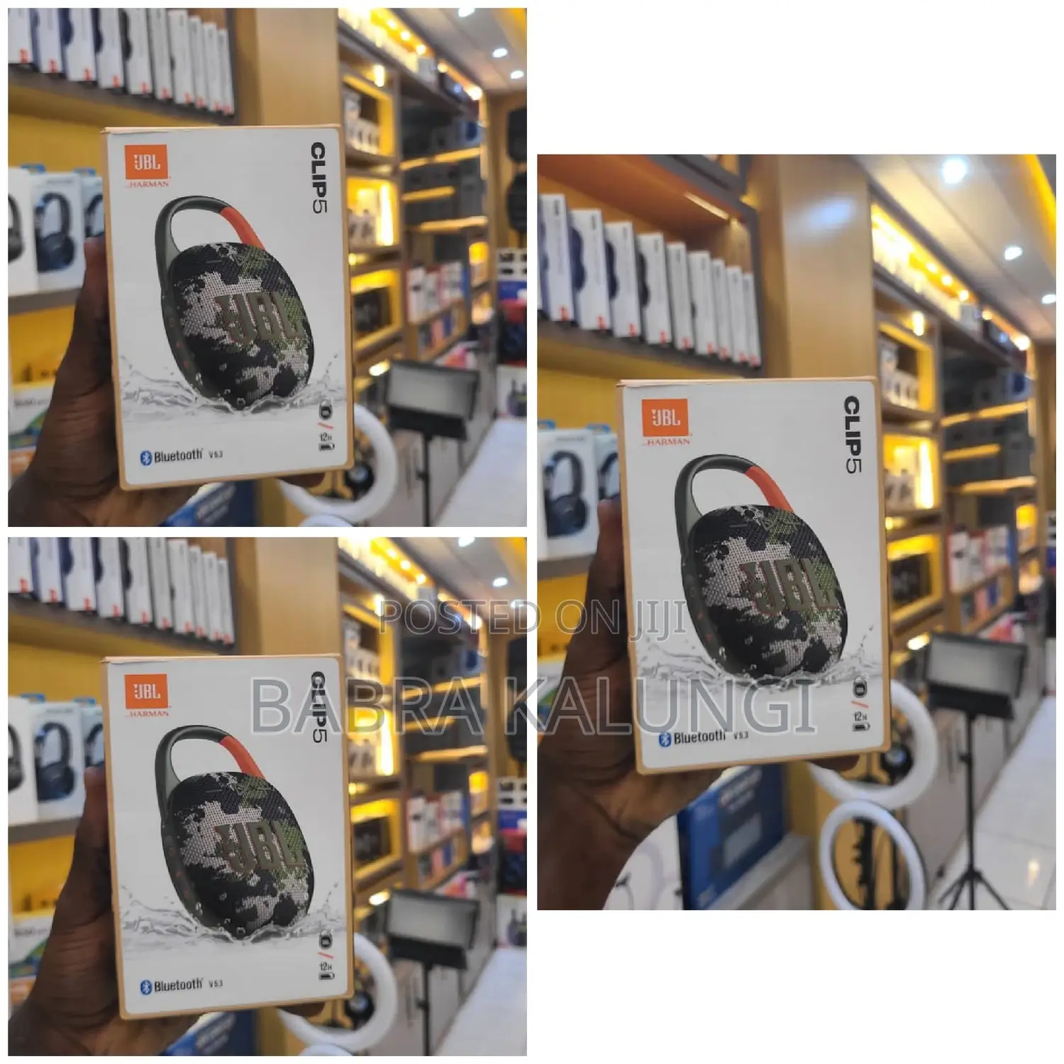 Original JBL Clip 5 Wireless Bluetooth Portable Speaker