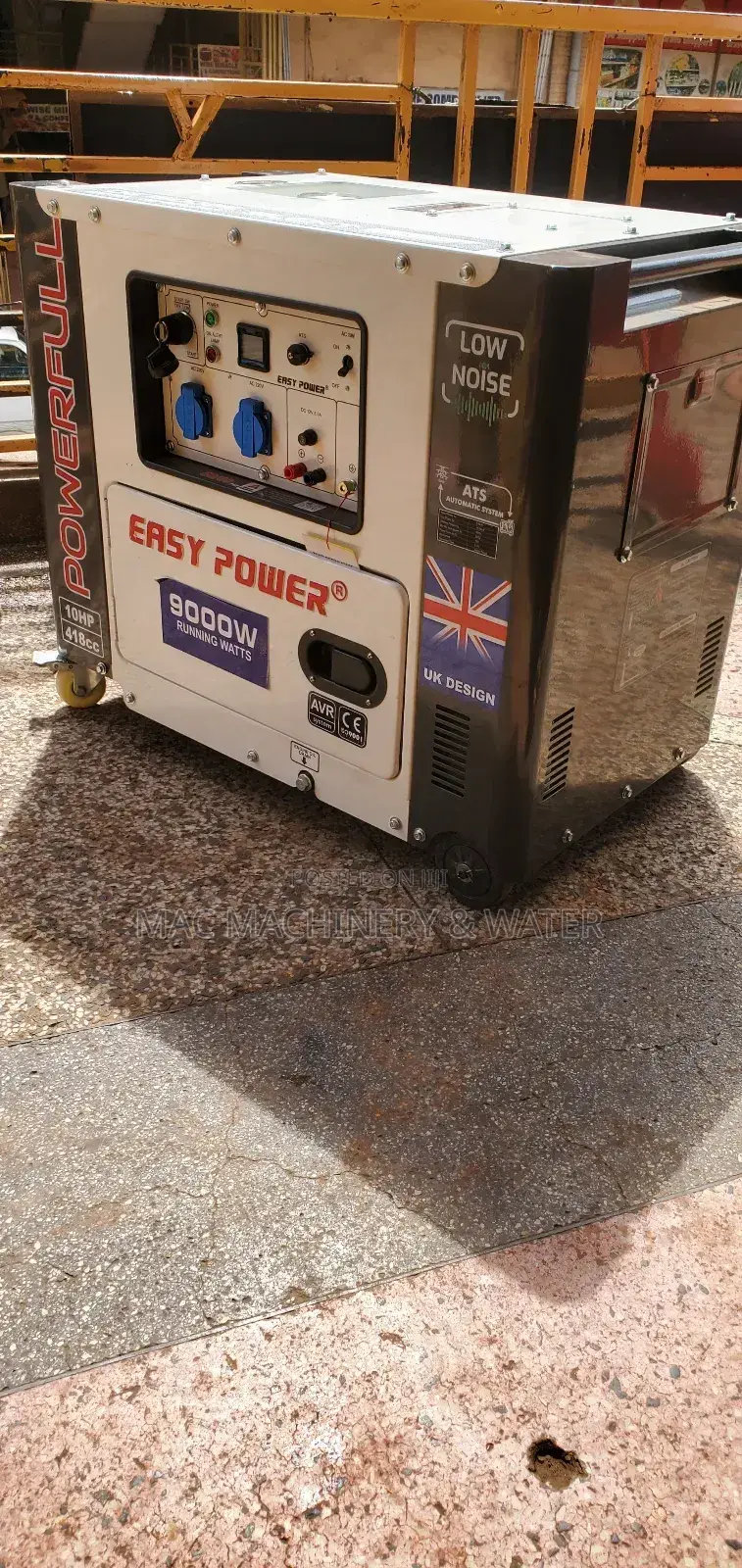 Easy Power 9000w / 9kva Low Noise Diesel Generator