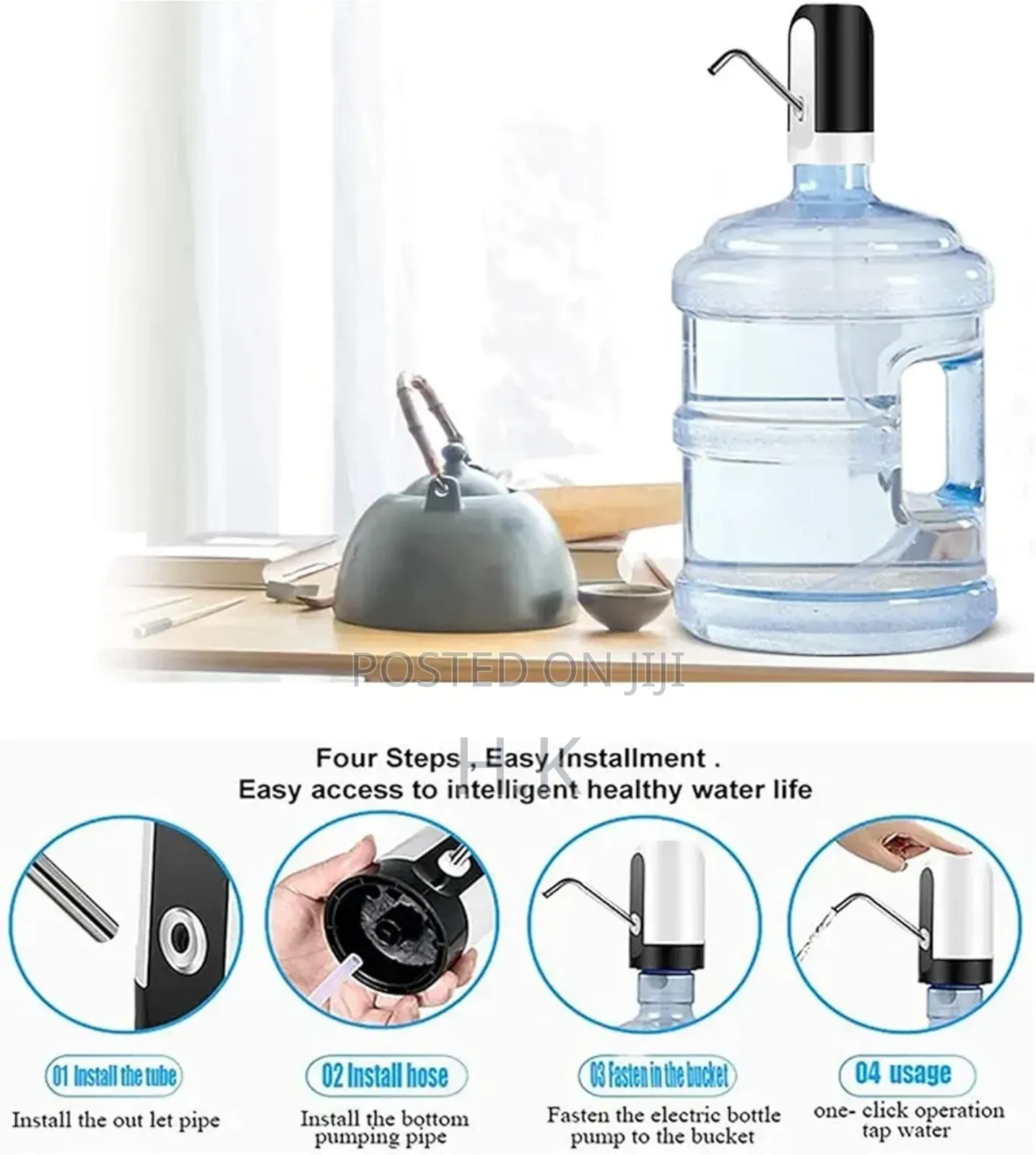 Portable, Rechargeable Electric Water Dispenser