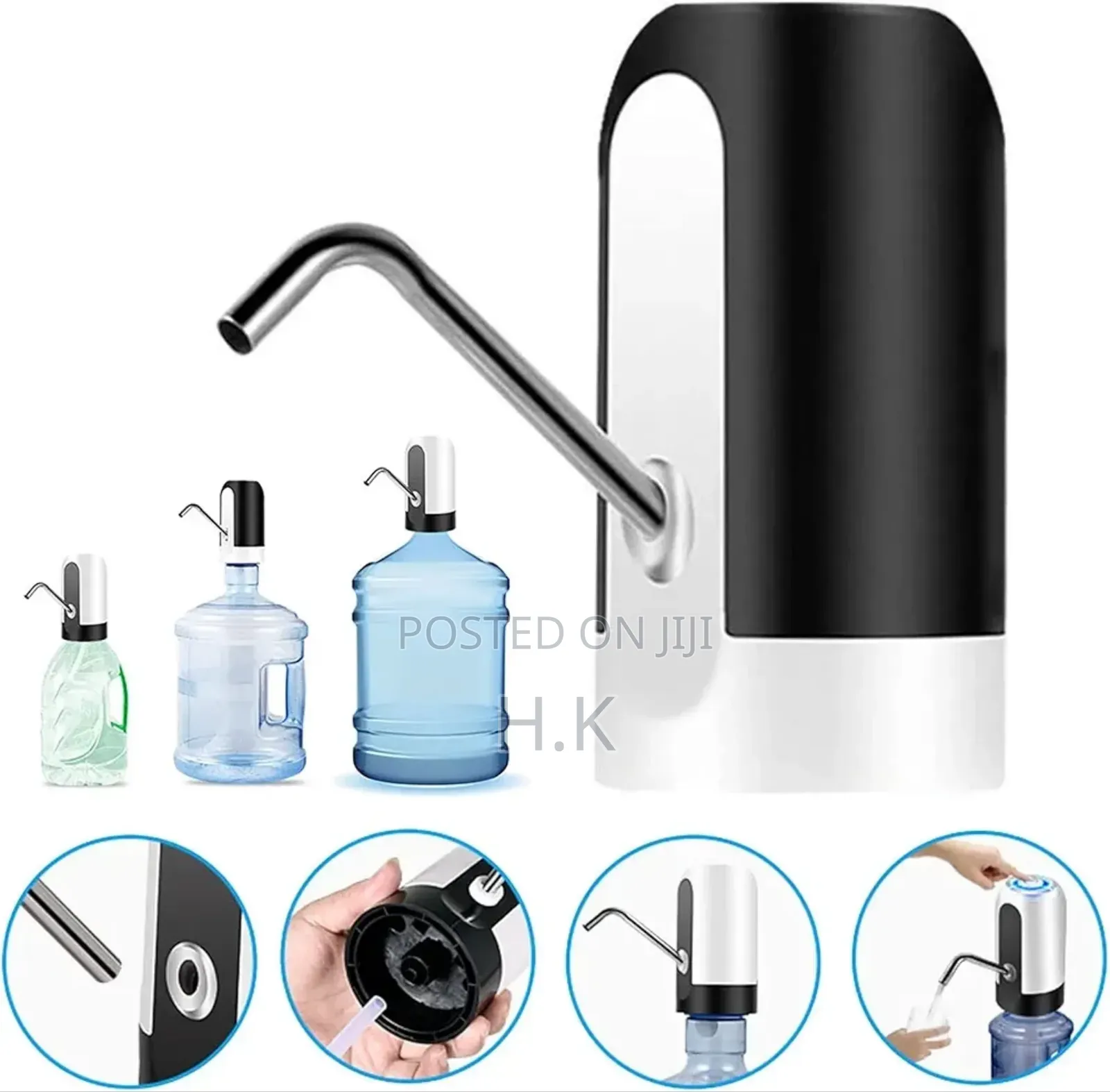 Portable, Rechargeable Electric Water Dispenser