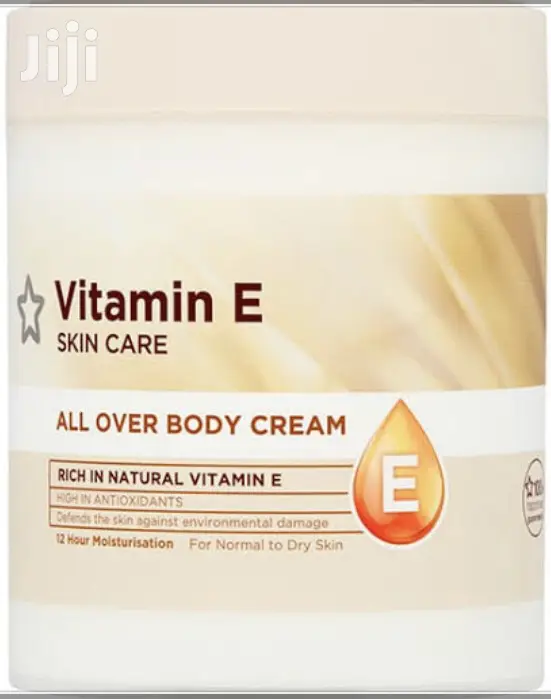 Vitamin E Body Cream for Dry and Very Dry Skin