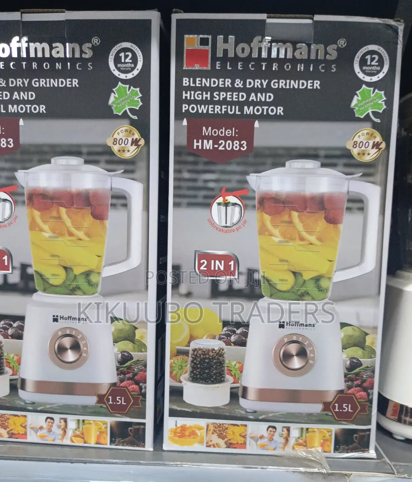 Hoffman 2in1 Blender Grinder