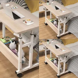 Laptop Table With Shelves
