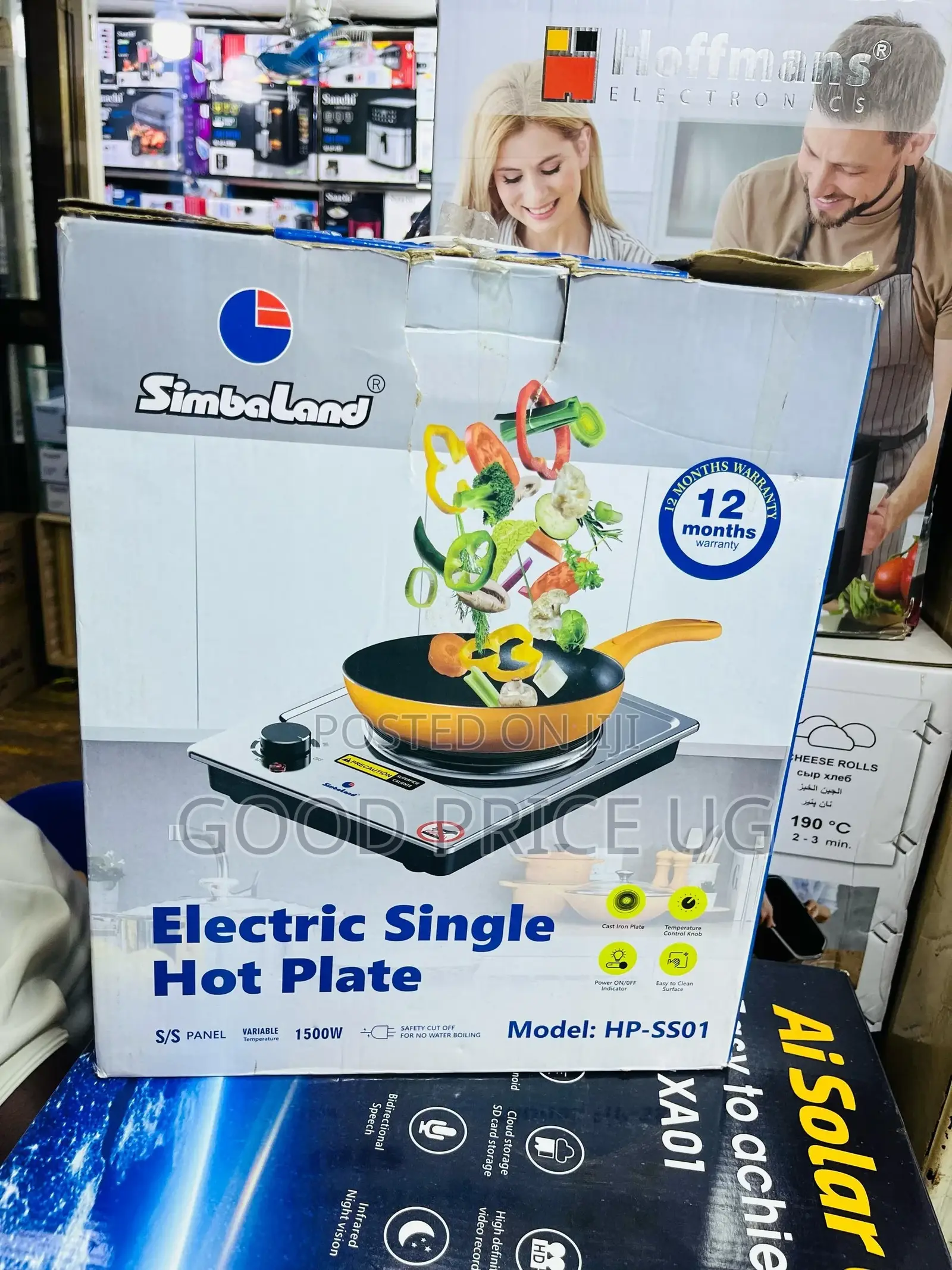 Simbaland Electric Single Hotplate