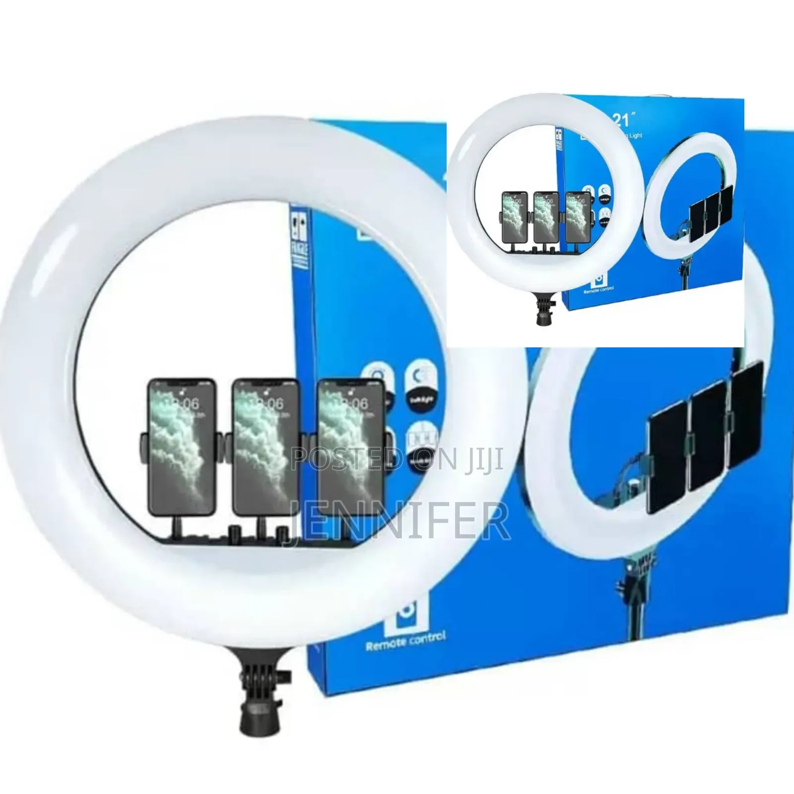 21-Inch Super Bright Ring Light With Stand Plus Remote