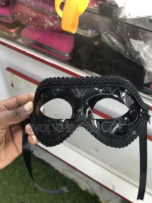 Halloween Black Silver Sexy Half Face Blindfold Mask