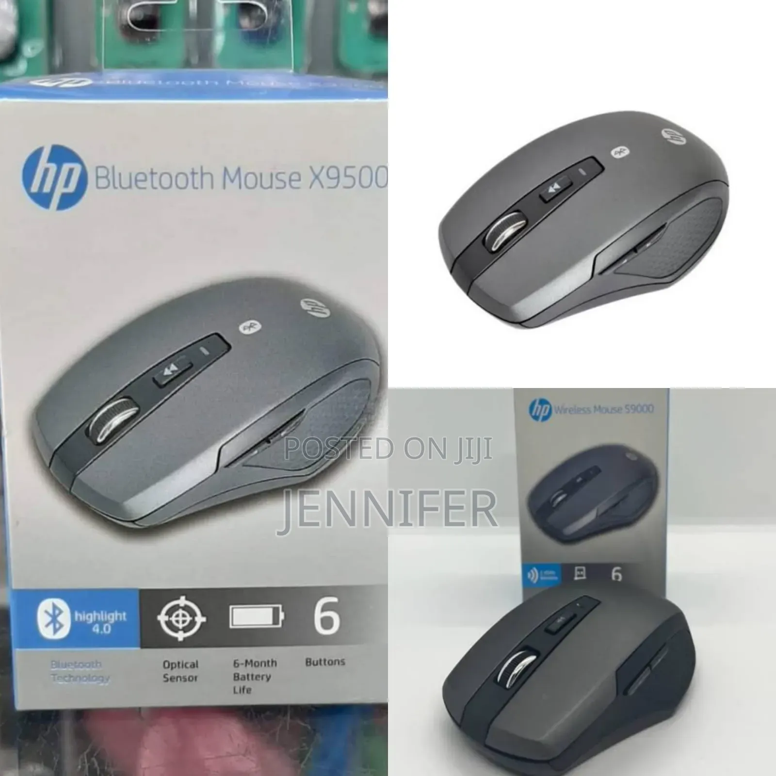 Hp X9500 Original Dual Feature Wireless Mouse