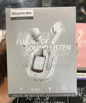 Wireless Headphones Led Power Earphones