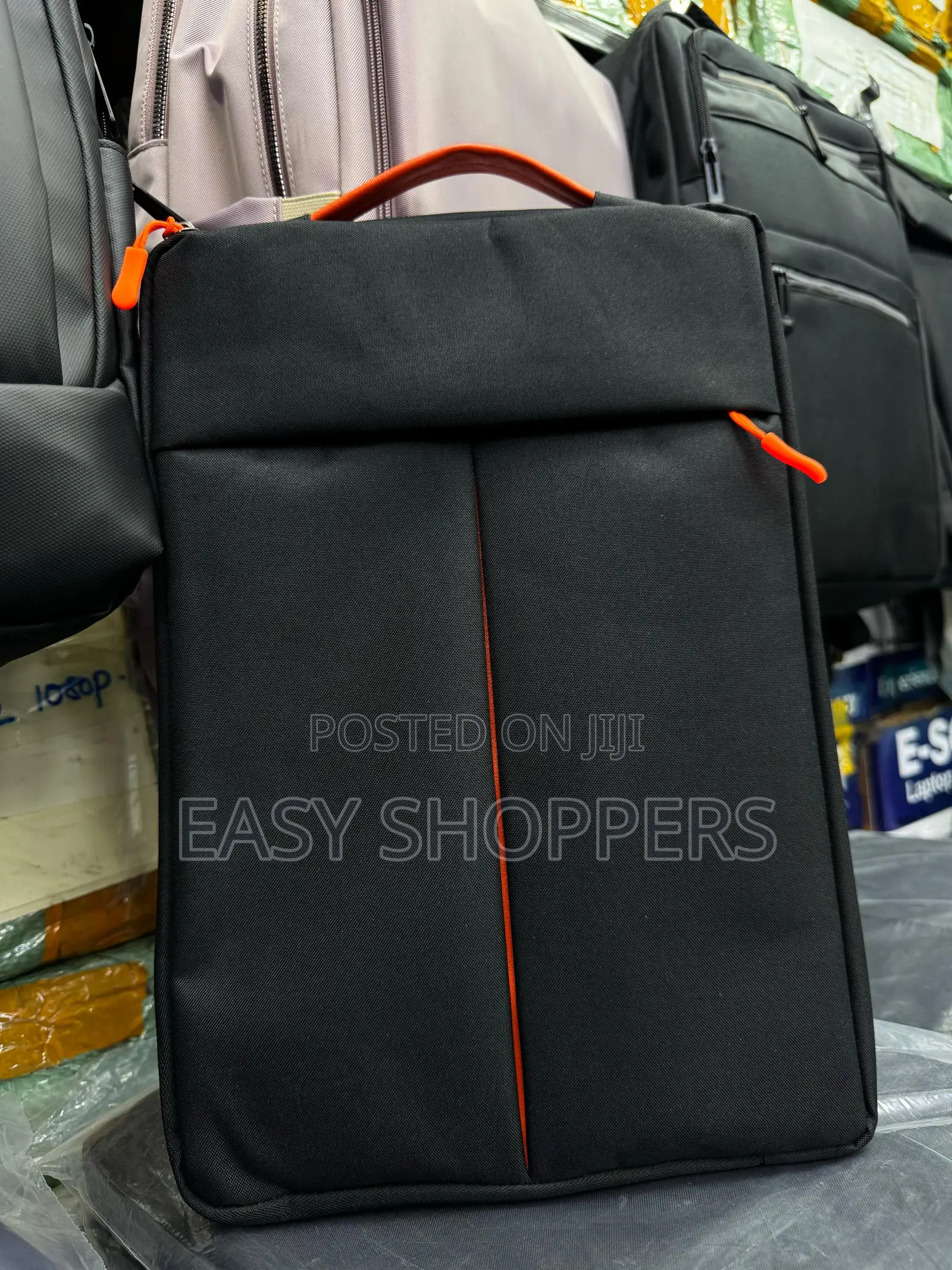 Portable Slim Black Laptop Bag