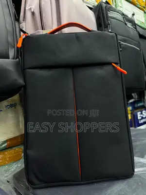 Portable Slim Black Laptop Bag