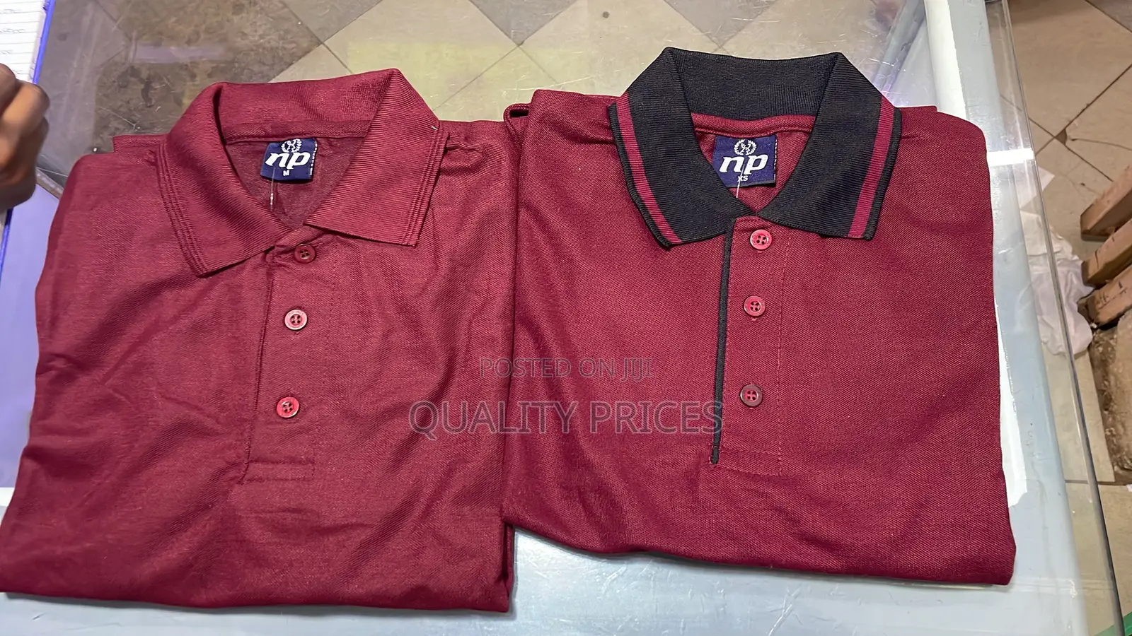 Plain Collar Polo T-Shirts