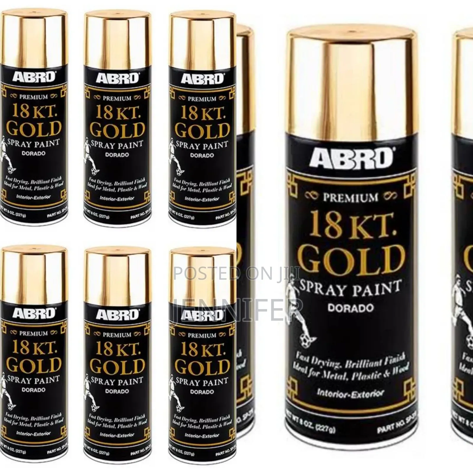 18kt Gold Fast Drying Abro Spray Can