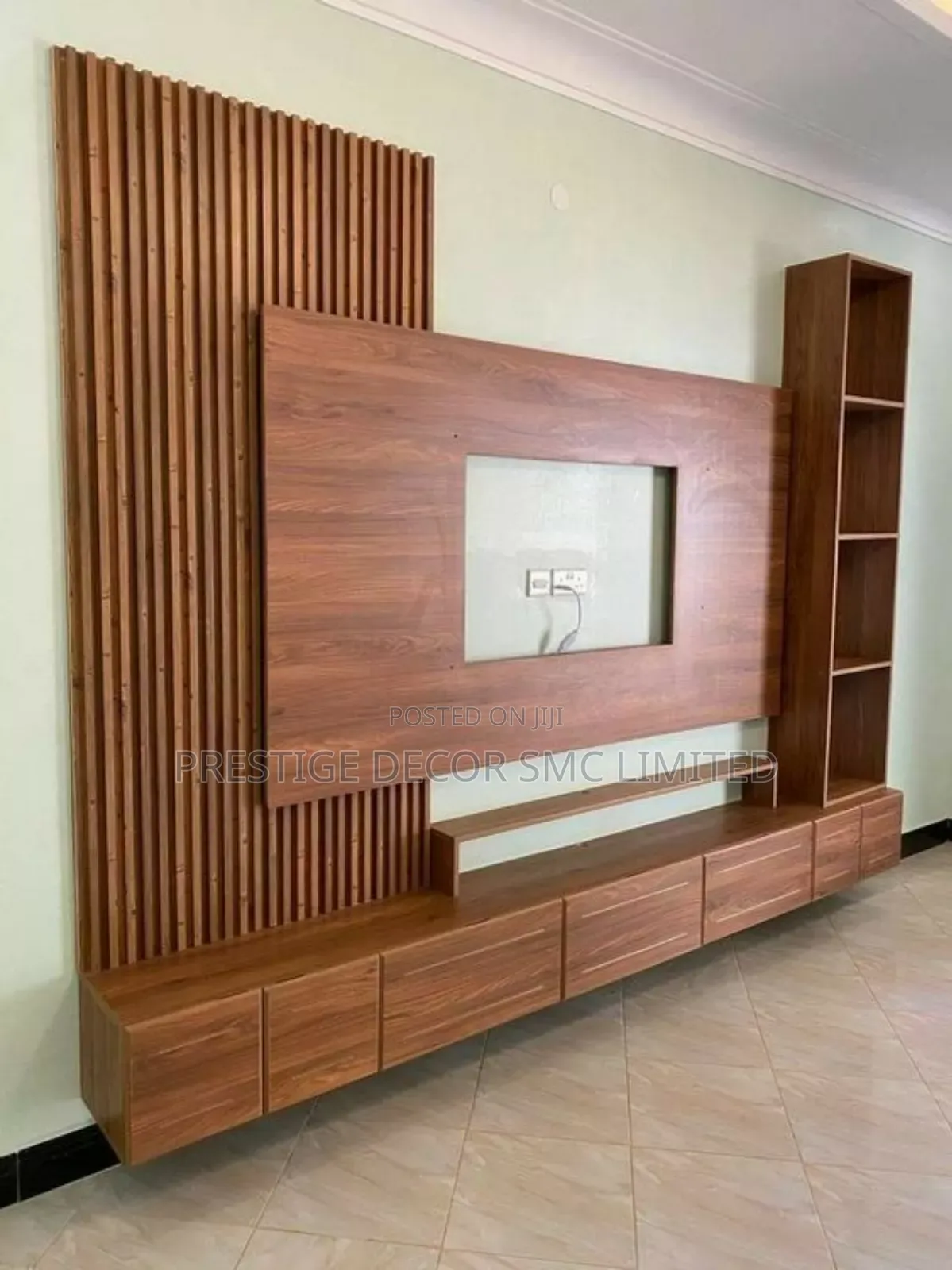Modern Wooden Tv Unit.