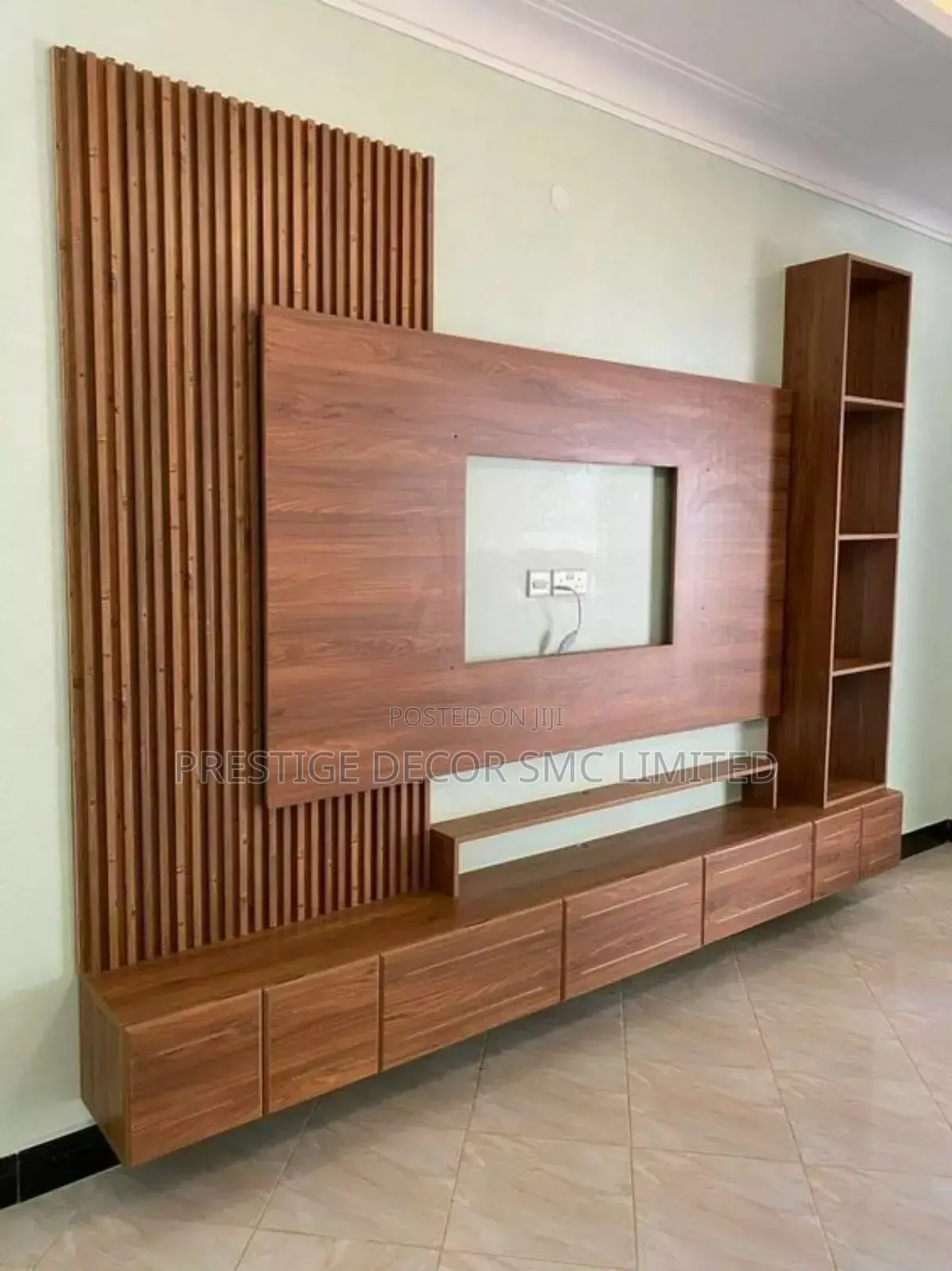 Modern Wooden Tv Unit.