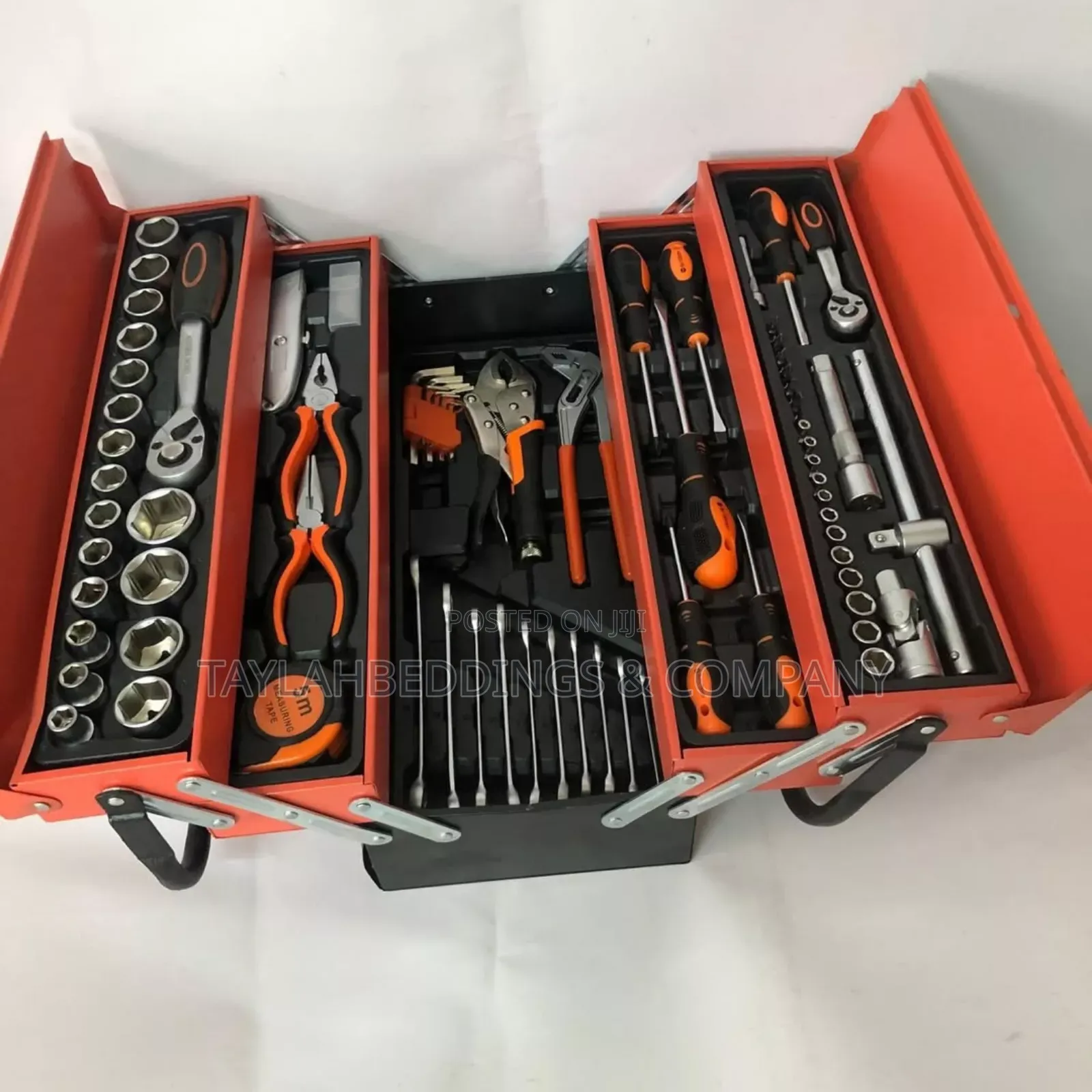 3 Layer Folding Ratchet Socket Tool Set, Multifunctional