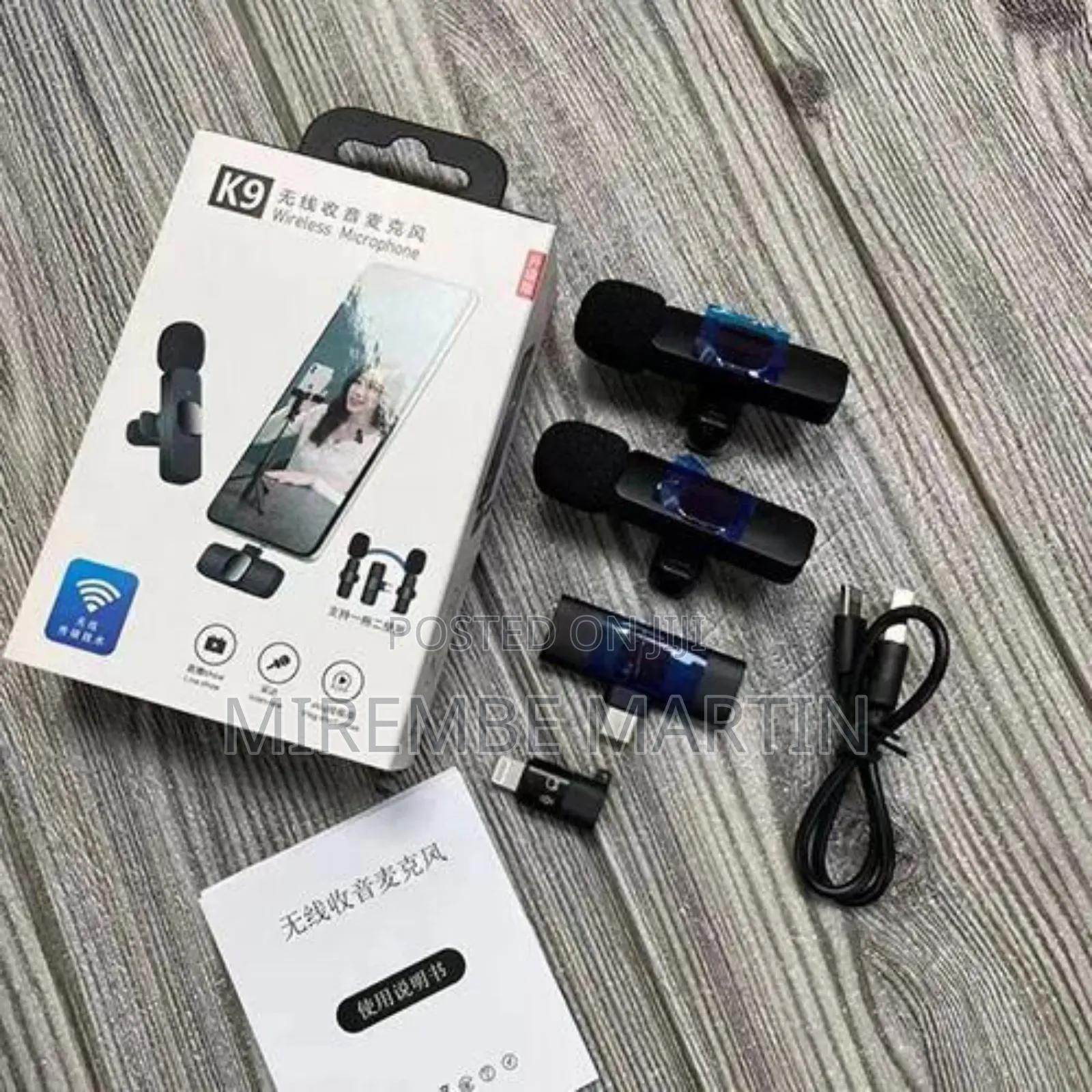  Double Wireless Lapel Microphone Tie Mic Type-C Phones