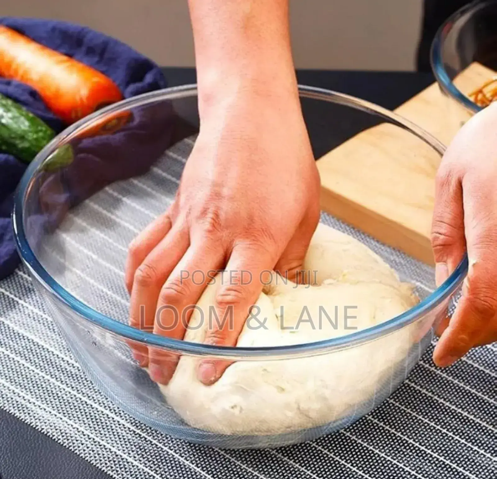 Transparent Kitchen Salad Bowl