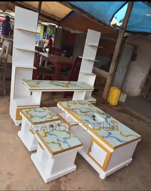 Tv Stand Center Table and 2 Drawers Set