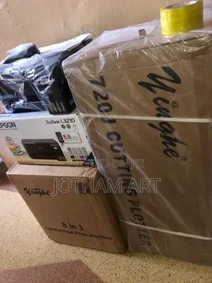Heat Press 8in1 , Plotter, Sablimation Printer Package