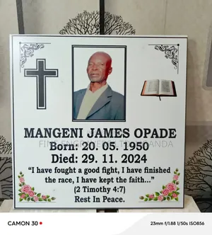 Permanent Weather Guard Grave Tiles