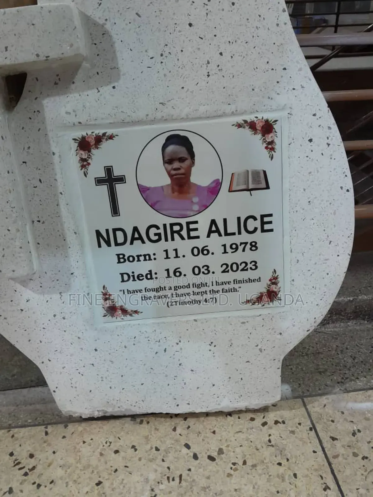 Permanent Weather Guard Grave Tiles