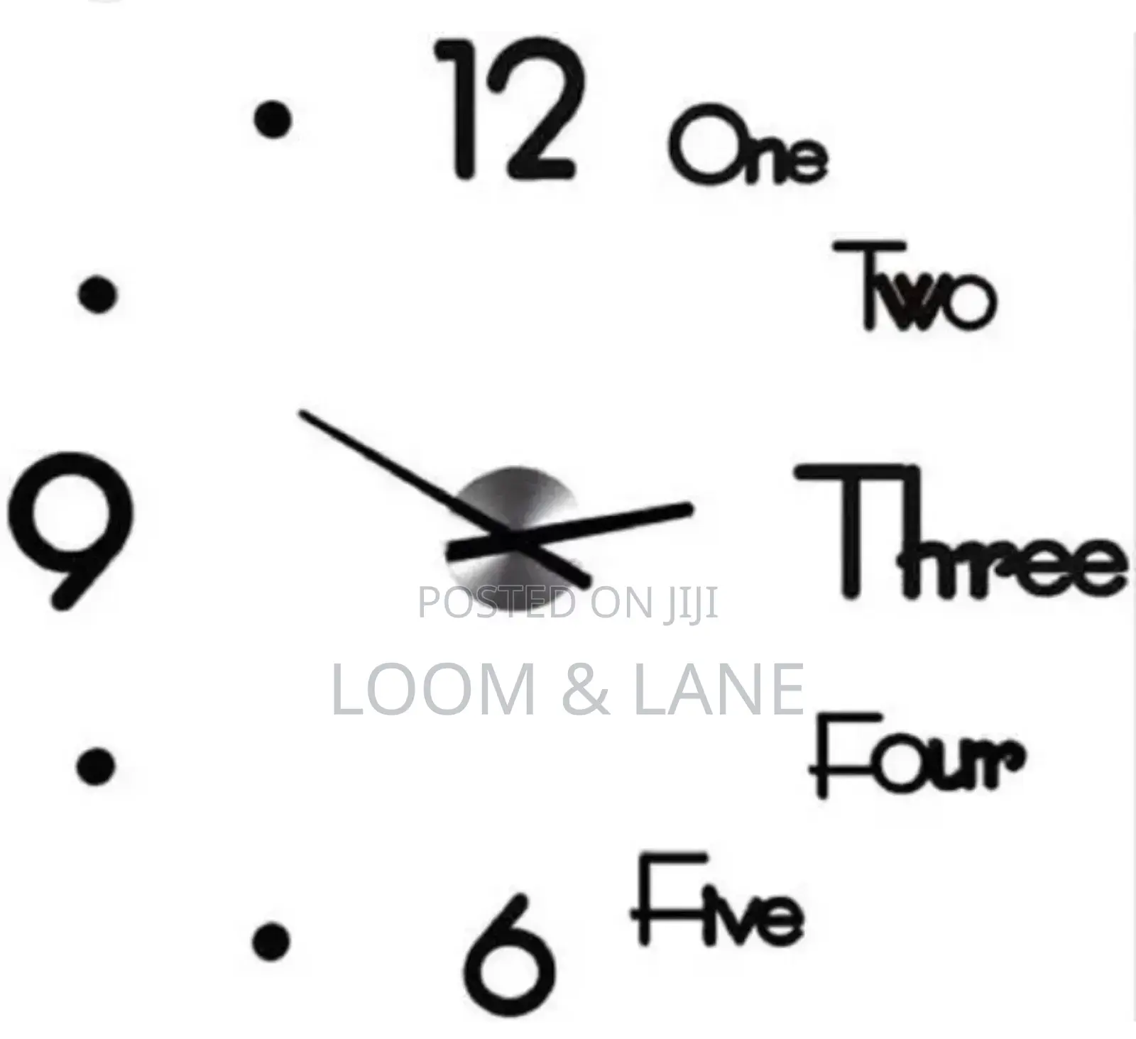 New Frameless Wall Clock