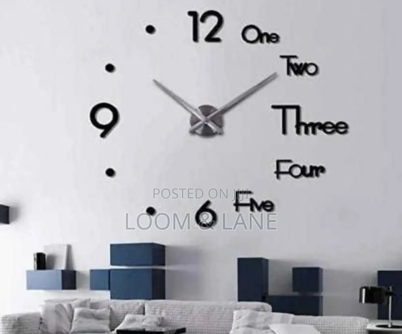 New Frameless Wall Clock