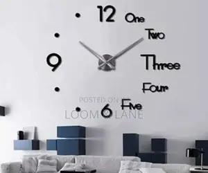 New Frameless Wall Clock