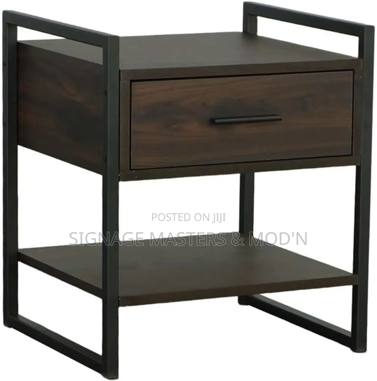 Single Drawer Nightstand Bedside Table