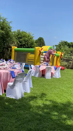 Bouncing Castles Swimming Pool and Clowns