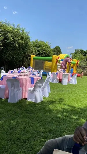 Bouncing Castles Swimming Pool and Clowns