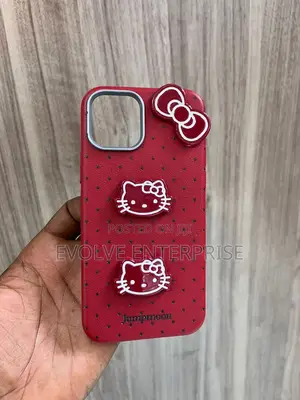 iPhone 14 Pro 13 12 Pro 11 Sweet Kitty Baby Leather Case