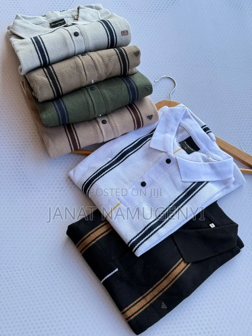 All Sense Buttoned Colored Tshirts