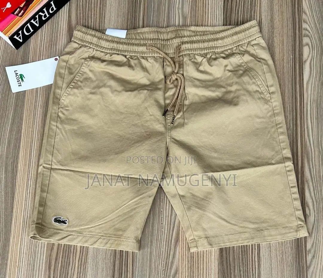 Khaki Lacoste Shorts