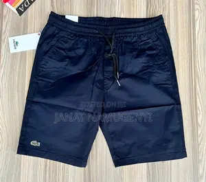 Navy Blue Lacoste Shorts