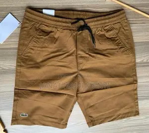Brown Lacoste Shorts