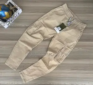 Cream Cargo Pants