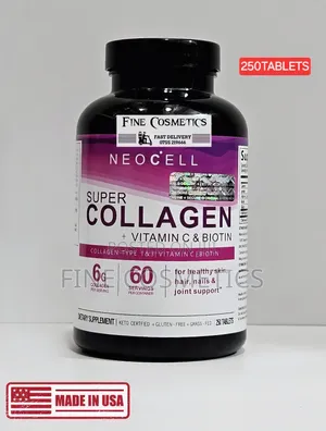 Neocell Super Collagen Biotin Vitamin C Beauty Tablets .250