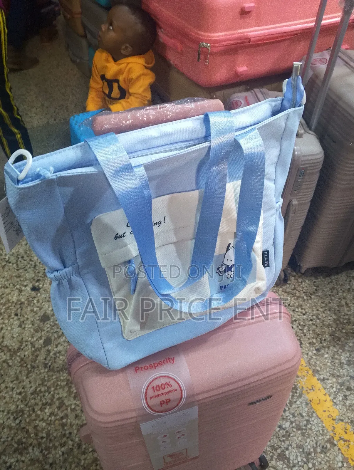 Classy Mother's Handbags. ( Blue)
