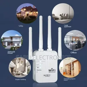 Super Fast Wifi Repeater or Wifi Extender - With 2 Ethernet Ports