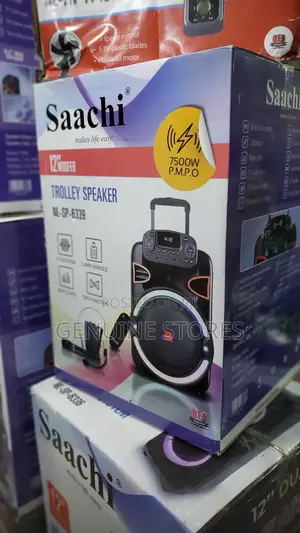 Saachi Portable Rechargeable Speaker With a Free Microphone.