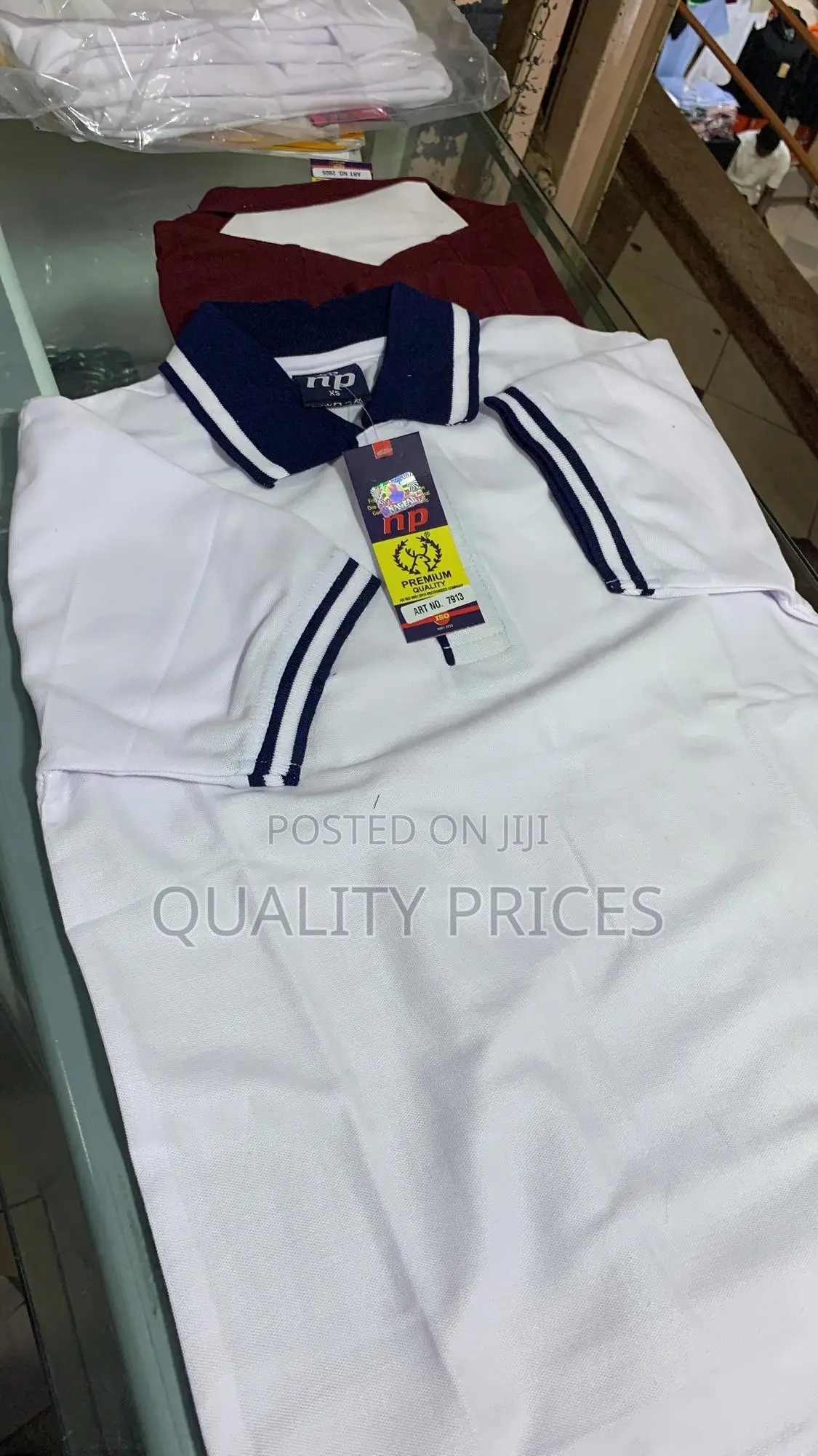 Plain Collar Polo T-Shirts