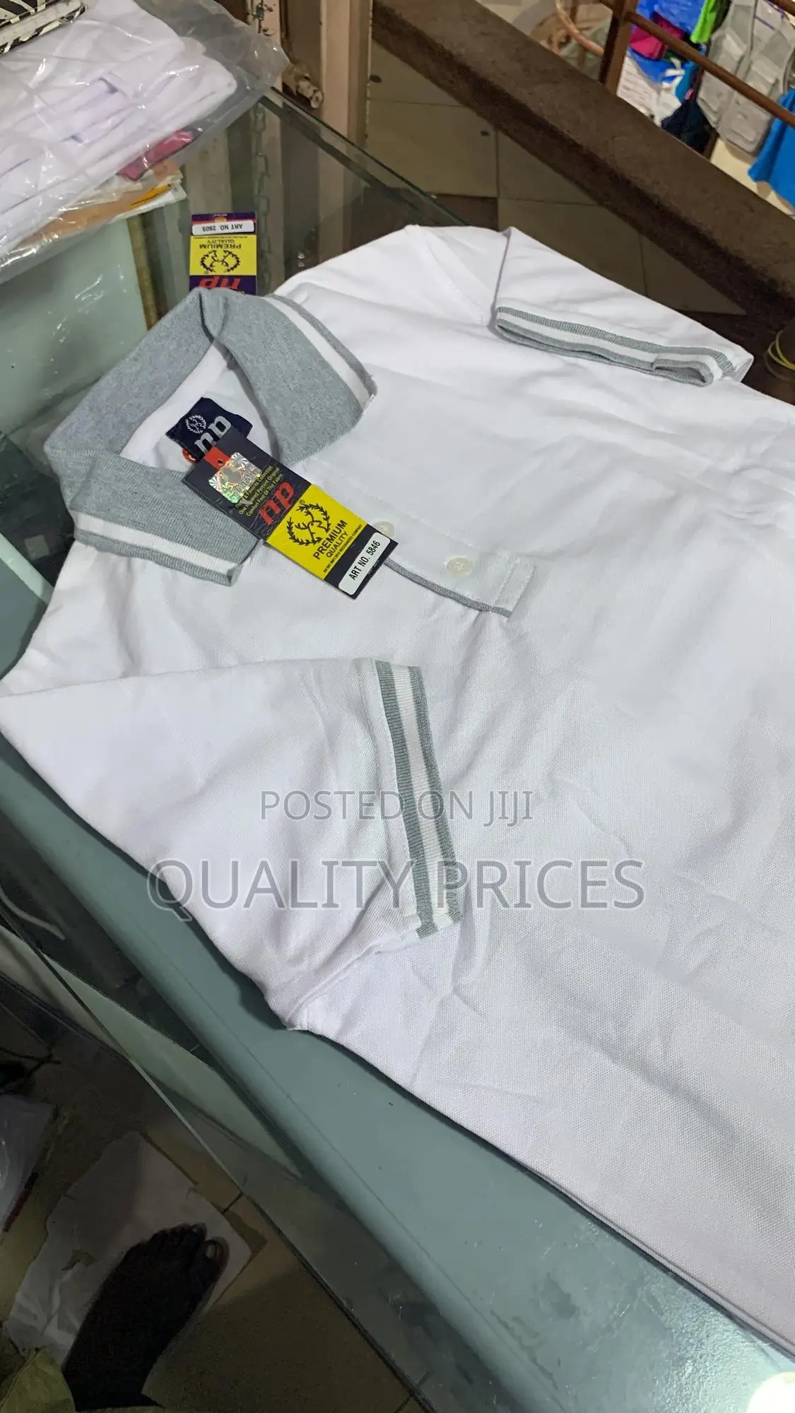 Plain Collar Polo T-Shirts
