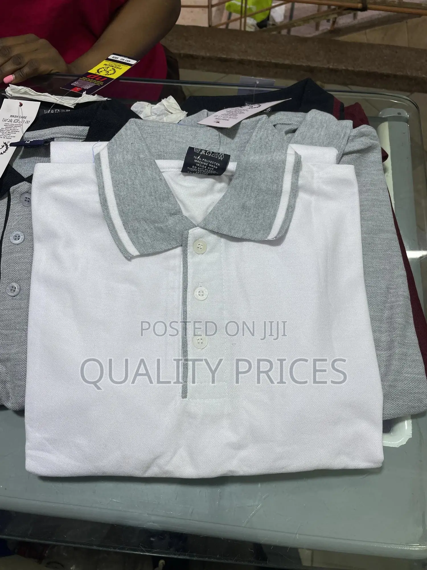 Plain Collar Polo T-Shirts