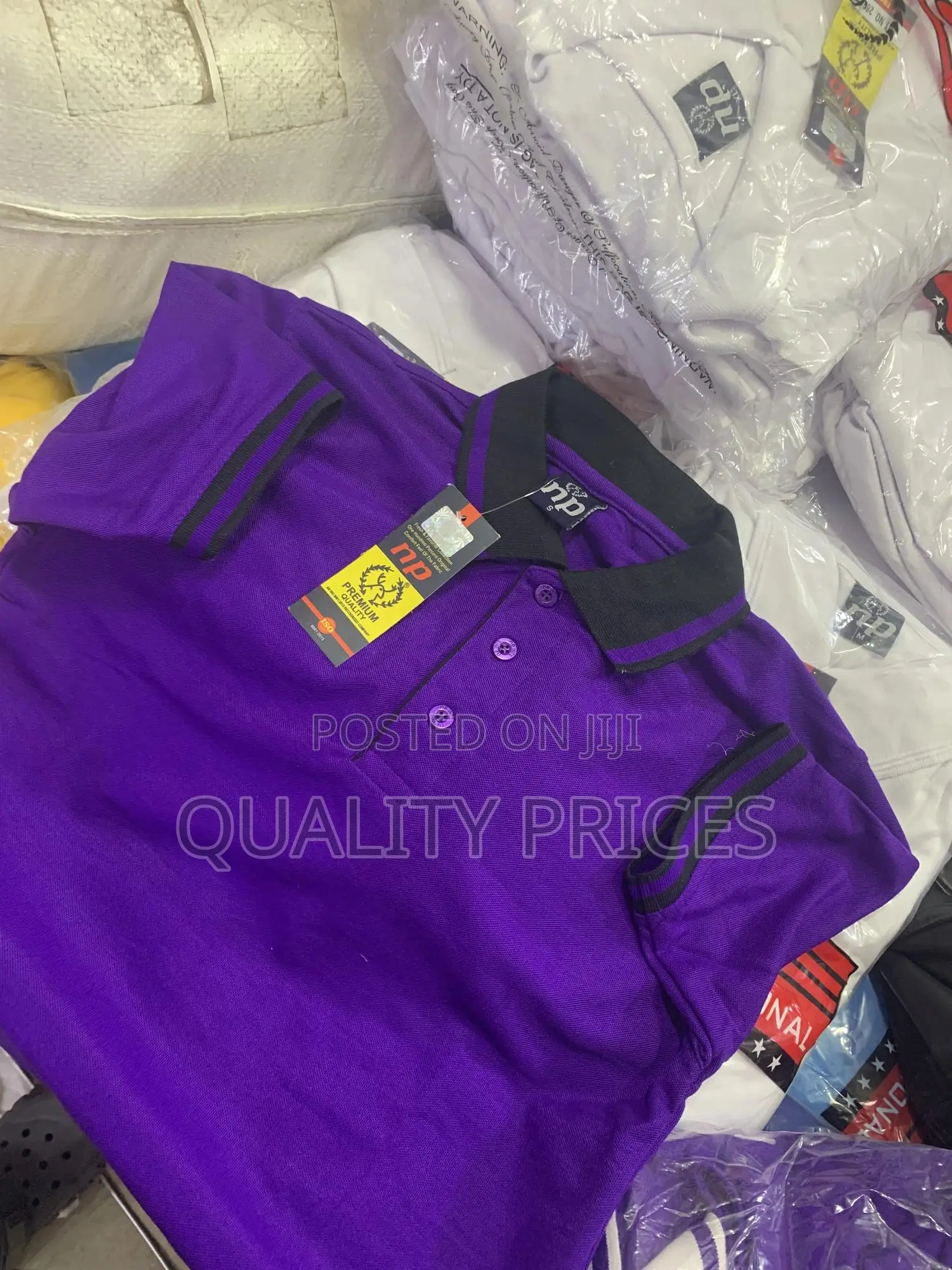 Plain Collar Polo T-Shirts