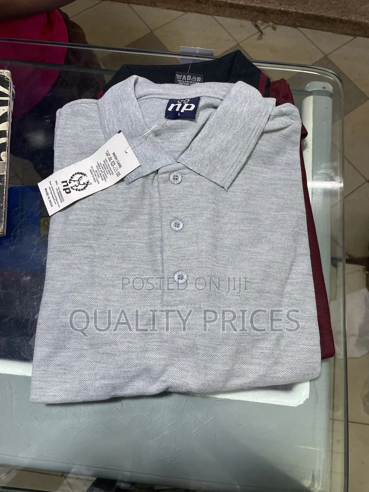 Plain Collar Polo T-Shirts