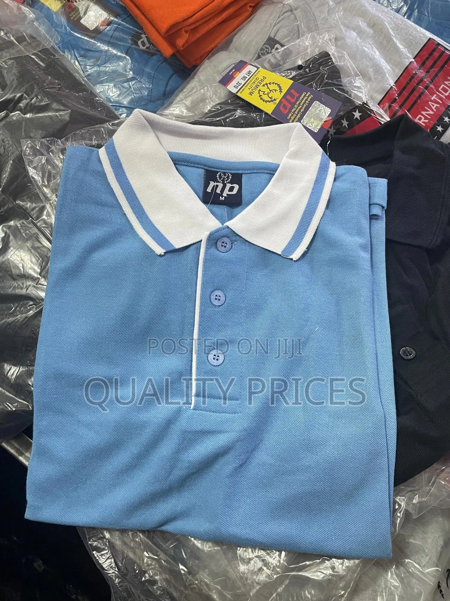 Plain Collar Polo T-Shirts