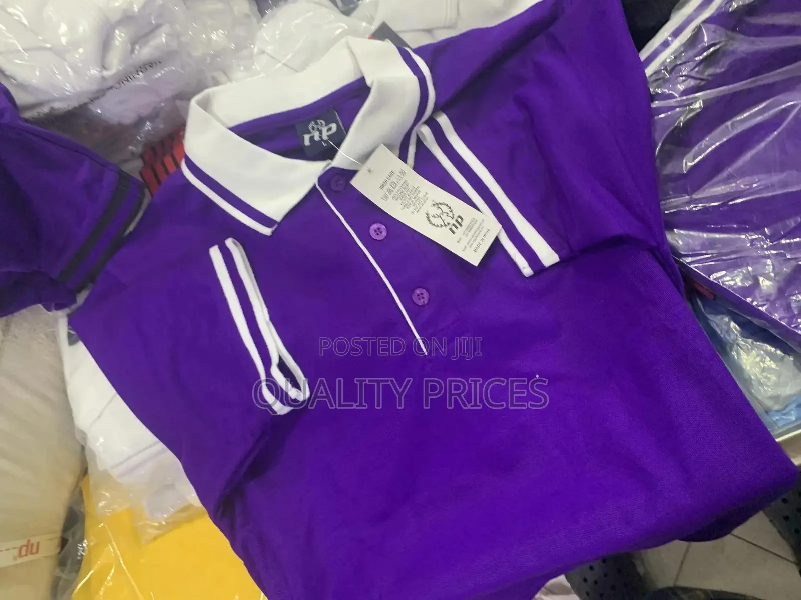 Plain Collar Polo T-Shirts